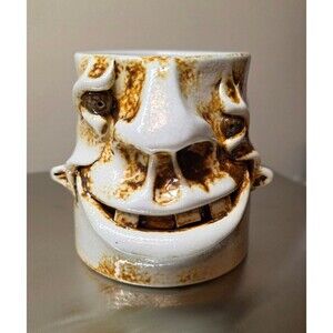 Rare Eldreth Pottery Face Mug - One of a Kind - Lancaster County